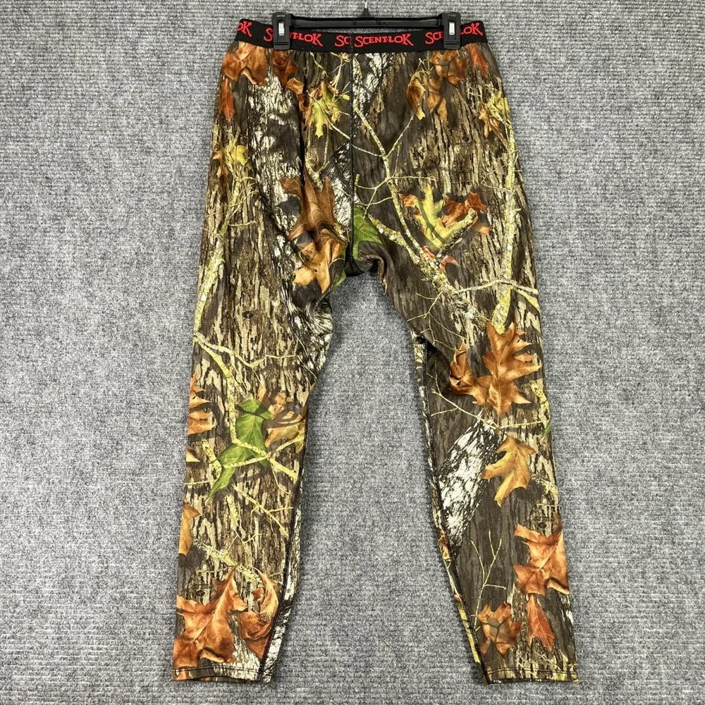 Scent Lok Mossy Oak Base Layer Mens 2XL Break-Up Infinity Camo Hunting Pants